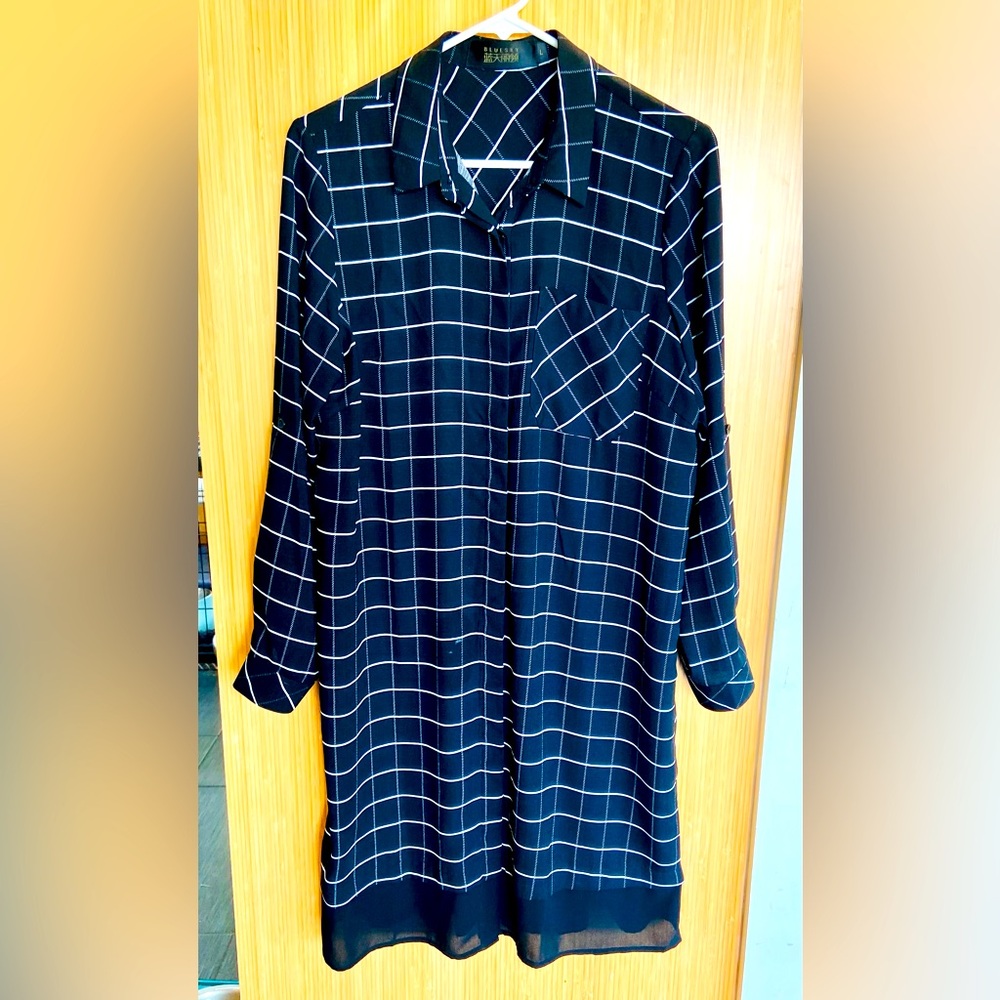 Black & White Simple Tunic/Dress
